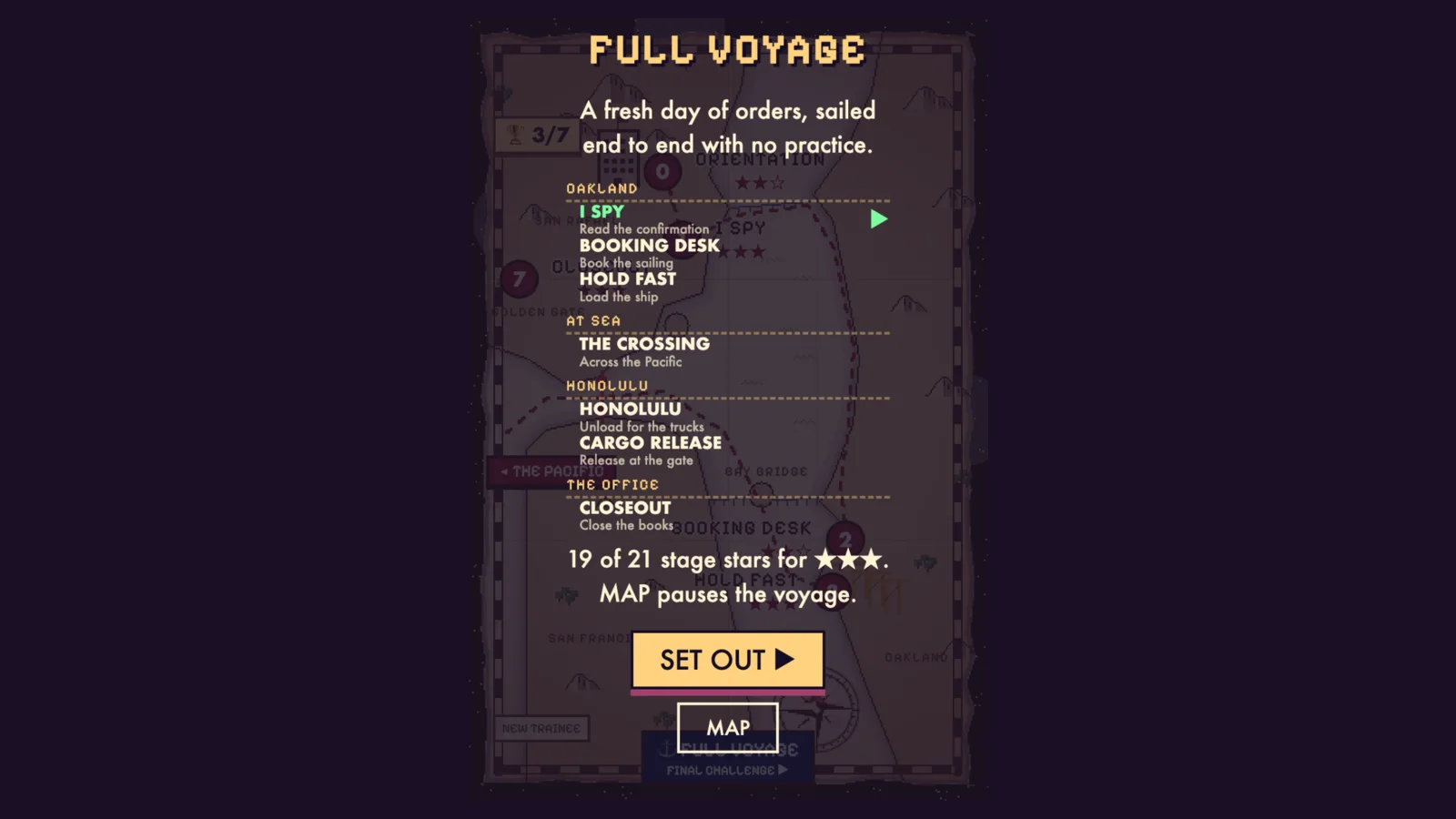 Full Voyage: the final challenge